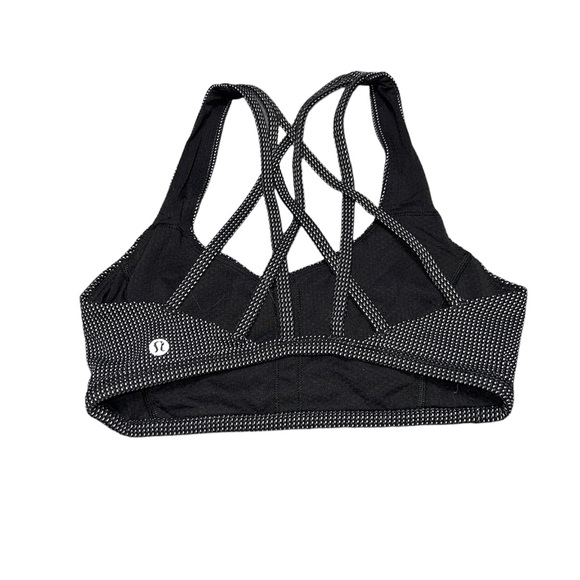 lululemon athletica Other - Lululemon Energy Bra size 8 Black with white dots size 6